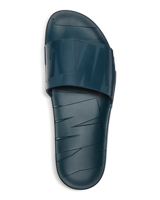 NIB NEW Jimmy Choo Rey mens logo pool slide sandals 41 42 43  display picture 3