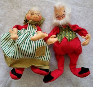 annalee santa and mrs claus dolls