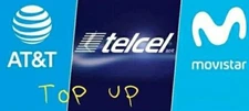 TOP UP FOR TELCEL & AT&T MEXICO PACK 15 days CALLS AND SMS UNLIMITED