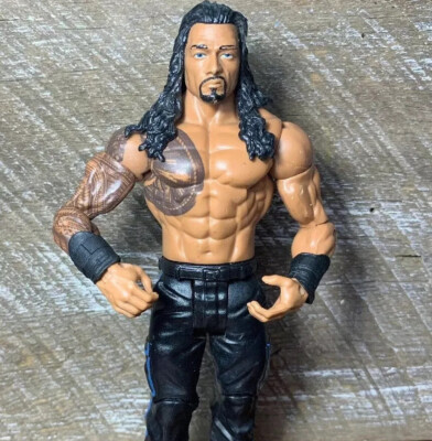 Wwe Mattel 13 Roman Reigns Wrestling Action Figure Tattoo Ebay