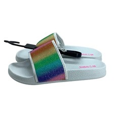 Rainbow Sparkle Summer Sandals Girl Size 3 US Sports NEW NWT