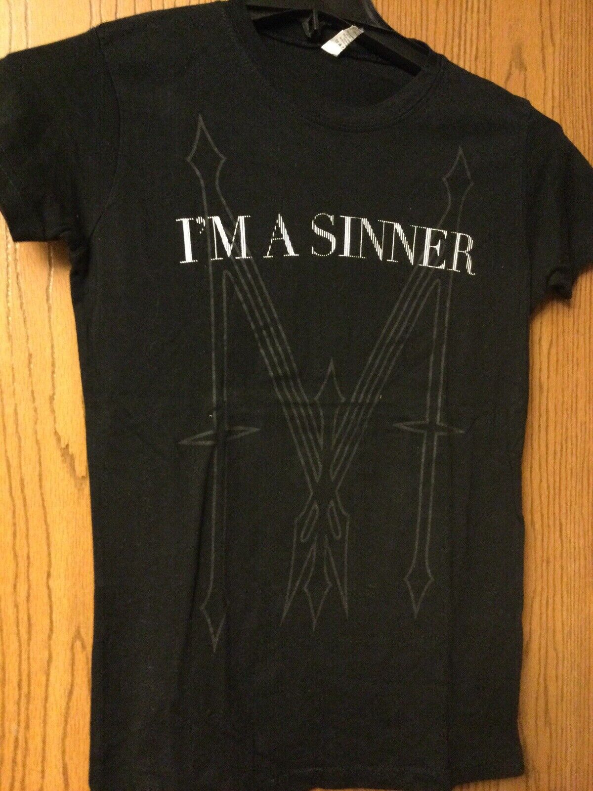 Madonna - “I’m A Sinner…”   - 2012 Black Shirt - … - image 1
