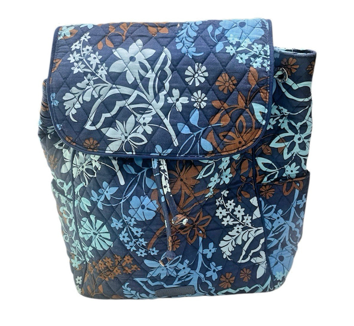 Vera Bradley Backpack Java Floral Drawstring Back… - image 1