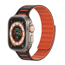 Adjustable Sport Silicone Band Magnetic Closure For iWatch Series 10/9/5/1/Ultra