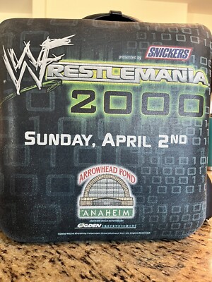 WWE Vintage Wrestlemania 2000 Rare WWF Authentic Anaheim Pond Seat