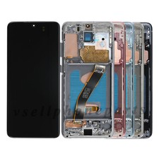 US OLED Display LCD Touch Screen Frame Assembly For Samsung Galaxy S20 G980 G981