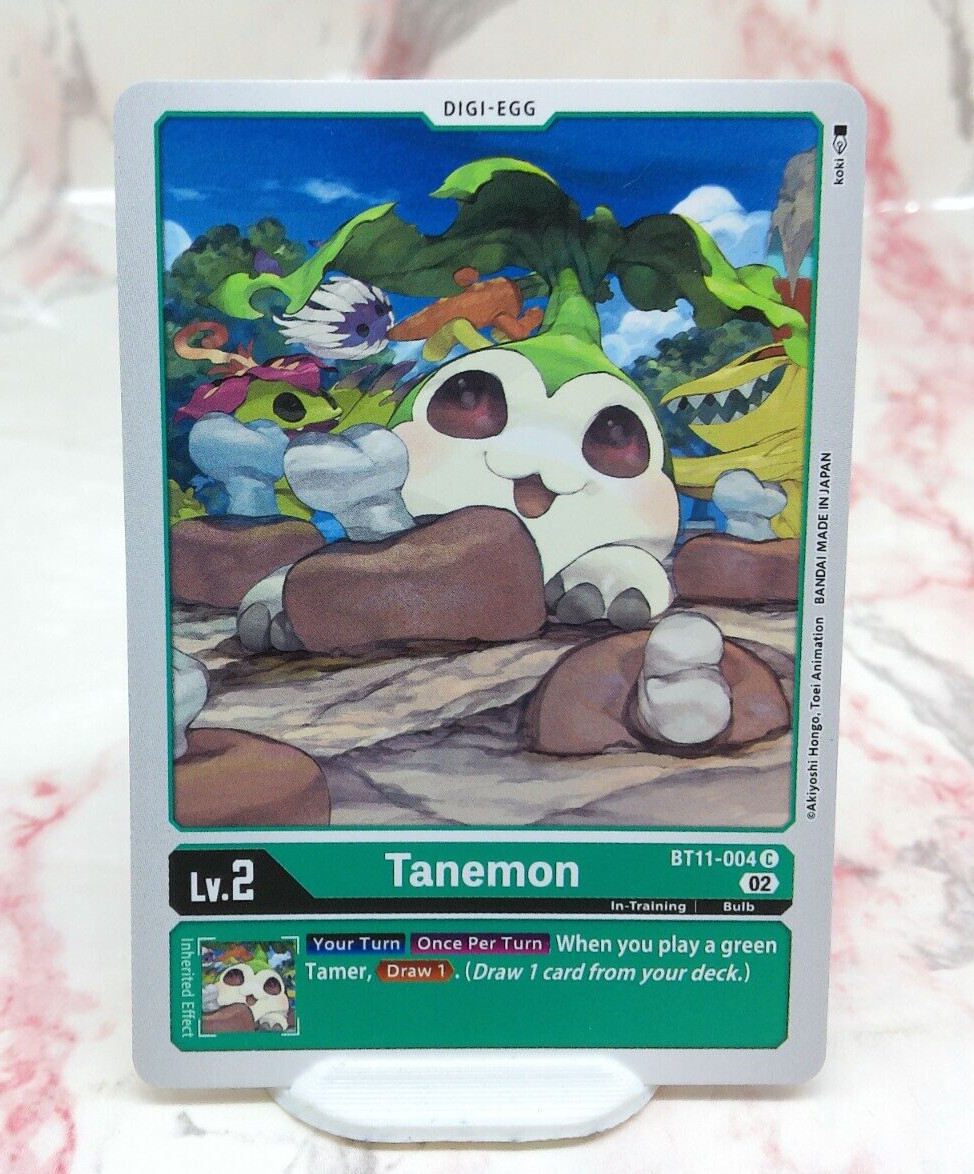Digimon Card - Tanemon BT11-004 C Dimensional Phase - NM/M