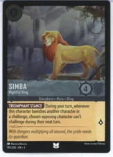 Disney Lorcana: Into The Inklands 193/204 Cold Foil Simba Rightful King