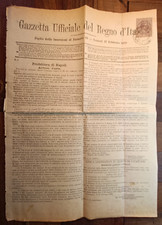 Napoli 1899 Contract Transport Detainees Auction Notice - 12975/36