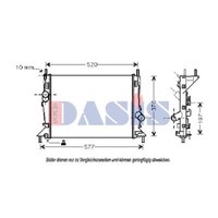 WasserküHler MotorküHler FüR Ford Focus II Turnier Da_ FFS 1.6
