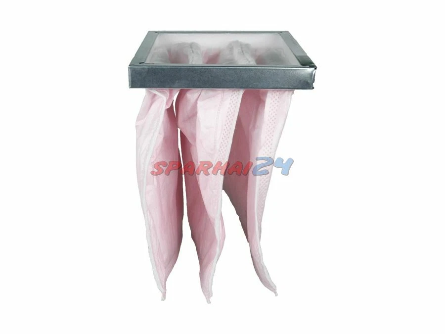 Taschenfilter 287x287x300mm | 3 Einzeltaschen | Pollenfilter | 1x F7