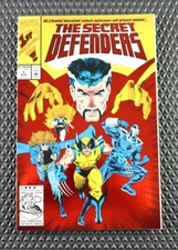 1993 Marvel Secret Defenders #1 Foil Cover VF/VF+