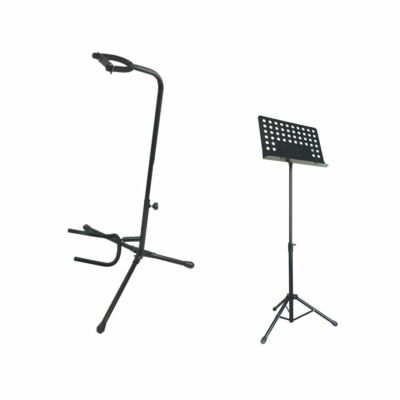 Zoundhouse Set 18: Orchestra Stand + Guitar Stand / Black