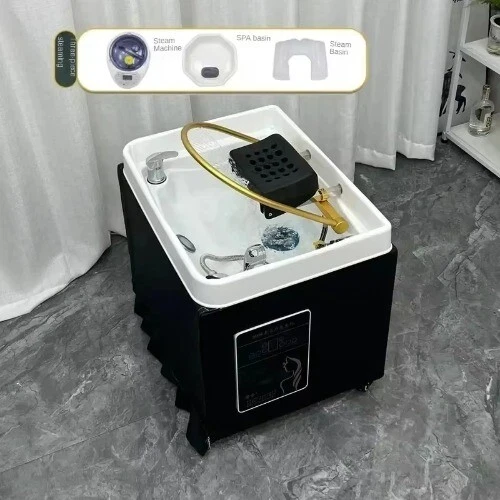House Use Head Spa Shampoo Chair Salon Hair Washing Station Chair Move Therapy