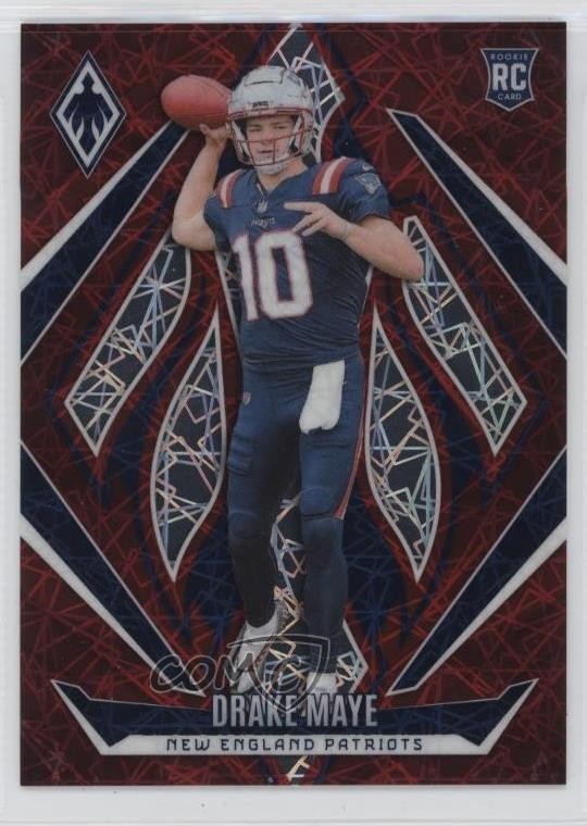 2024 Panini Phoenix Rookies Red Lazer 120/199 Drake Maye #179 Rookie RC