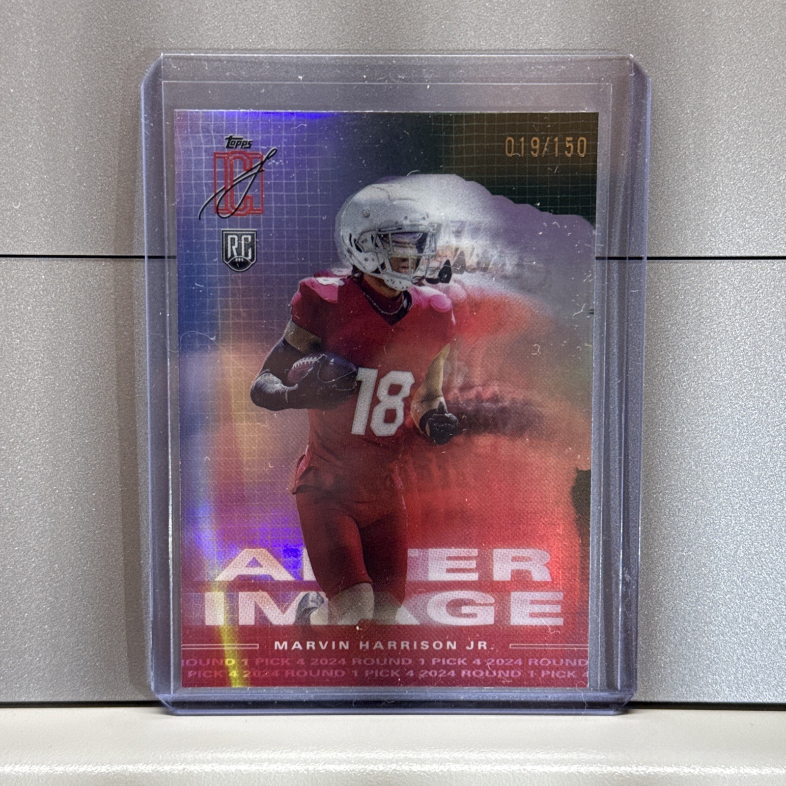 2024 Topps Signature Class #AI-18 Marvin Harrison Jr. After Image Green /150