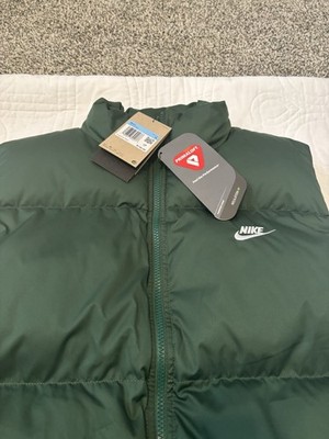 Nike RARE Sportswear Club PrimaLoft Puffer Vest Green Mens Medium