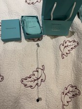 Tiffany & Co. Heart Necklace with Box and Cloth 925 Sterling Silver