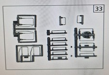 Roco 131259 Zurüstbeutel V60 / 260 / 261, Griffstangen Geländer .  NEU OVP