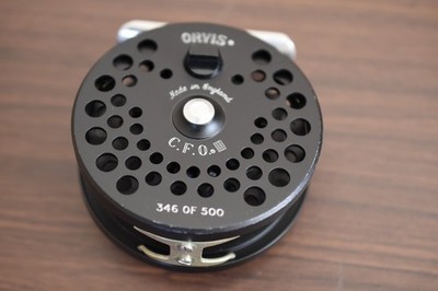 Orvis CFO III Fliegenrolle Schwarz Limited Edition #346/500 Selten Made in En...