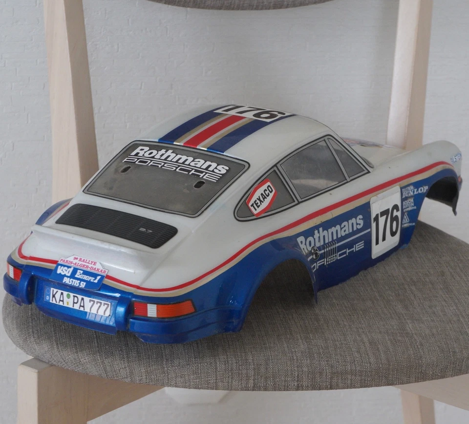 Tamiya RC Porsche 911 Carrera RSR 1/10 No.58571 Custom Painted 953 Paris Dakar - Image 4 of 4