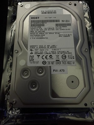 HUS724020ALA640 HGST 2TB 6Gbps 7.2K SATA 64MB 512n 3.5'' Internal Hard Drive