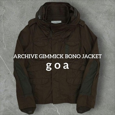 G.O.A Goa Gimmick Military Bono Jacket Y2K Grunge Vkei size 2 | eBay