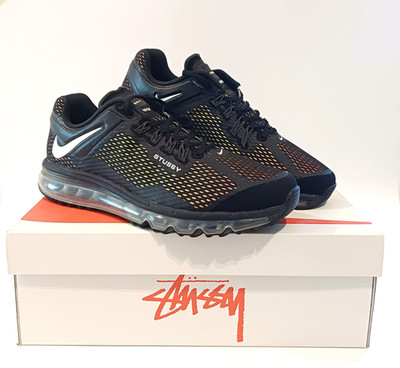 Stussy Nike Air Max 2013 | Schwarz (Herren) Gr. 45 EU mit Karton/OVP, DO2461-001