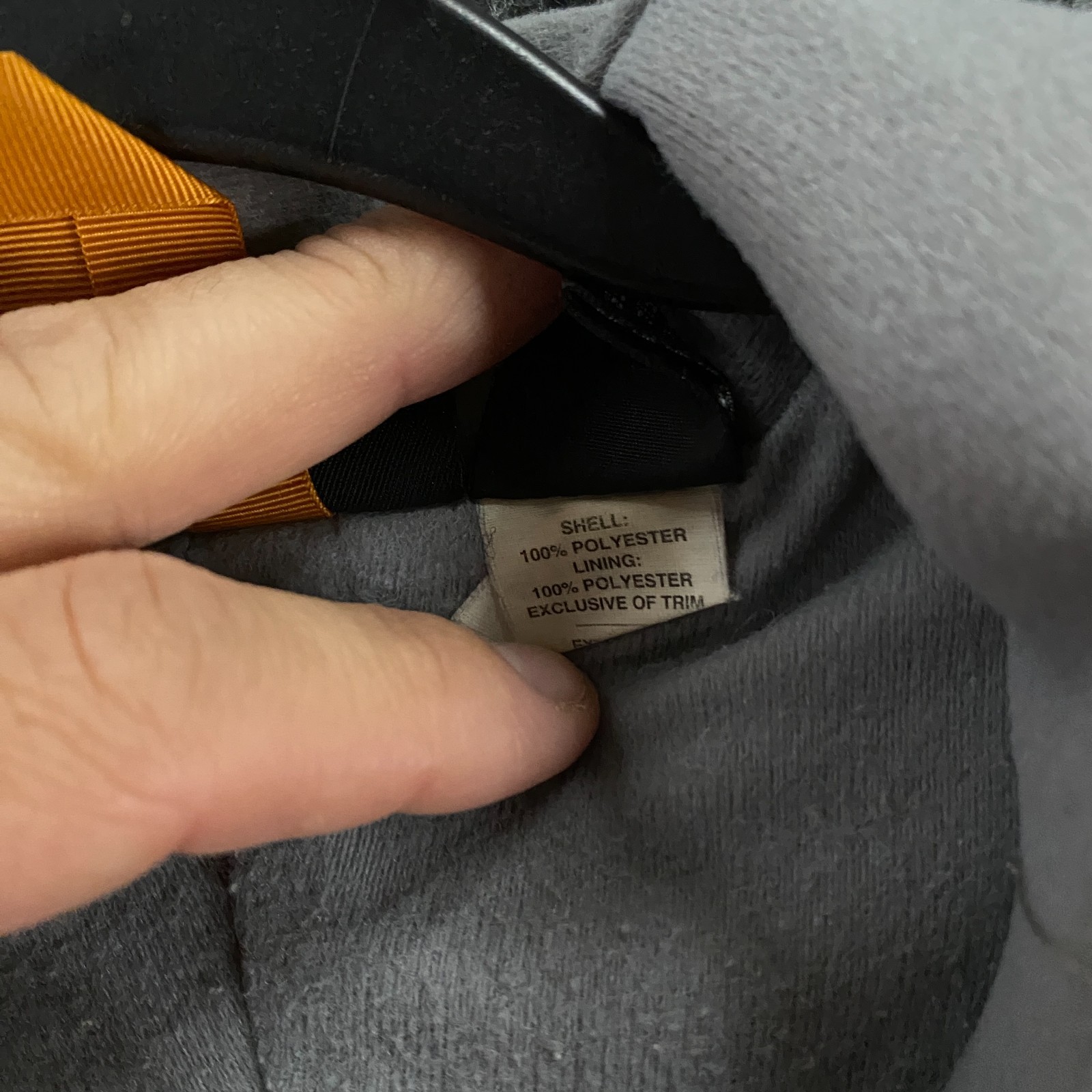 Patagonia Zephur Jacket Womens Medium Windbreaker Fleece Lined Orange Vintage thumbnail 5