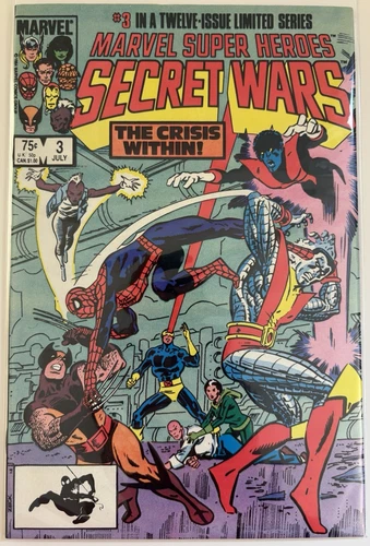 Marvel Super Heroes Secret Wars #3 - 1st App of Volcana & Titania - 1984 VF/NM