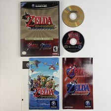 The Legend of Zelda Wind Waker + Ocarina Time Master Quest Gamecube Complete Box