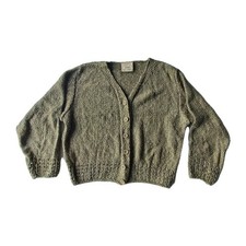 Carraig Donn Strickjacke Damen klein grün Le...