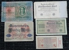  Old Bank Notes  Mainly German 1920s Etc + 