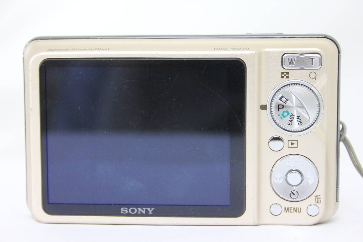 美品　SONY デジタルカメラ　DSC-W270 ゴールド サイバーショット ソニー SONY Cyber-shot DSC-W270 ゴールド