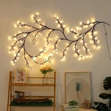 Enchanted Willow Vine Lights for Wall: 6.5FT Led Twinkling Tree Branch Light