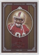 2005 Donruss Throwback Threads Gridiron Kings Red Framed Jerry Rice HOF 0i6