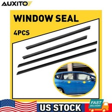 4pcs Door Belt Weather Strip Molding Seal For Honda Fit Jazz 2008 2009 2010-13 H