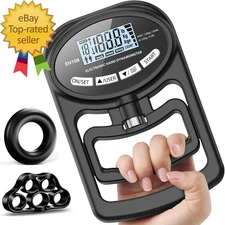 Hand Grip Strength Tester Trainer - Electronic Hand Dynamometer Forearm Grip Str