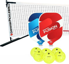 Complete Portable Pickleball Set: Net, Paddles, and Balls - 22ft Bundle