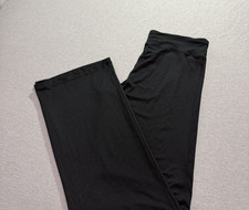 Women's Leggings Large Dark Minimalist Goth Athleisure Yoga Workout Gym Black