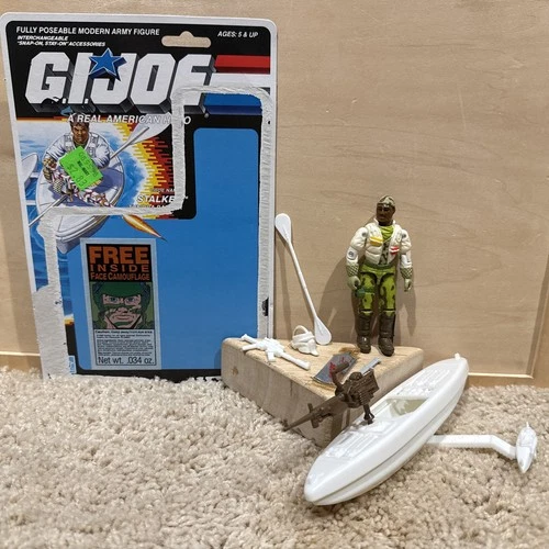 1989 GI JOE STALKER Complete Cardback New O Ring