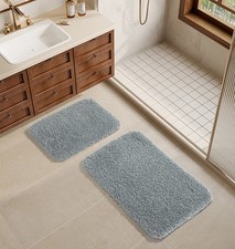 Better Homes and Gardens Grey Cloud 2pc Bath Rug Set, 17 x 20 20 x 30
