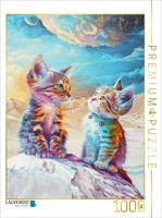 Calvendo Puzzle Cat World | 1000 Pieces, Finished Size 25.2 × 18.9 In (64 × 48 C
