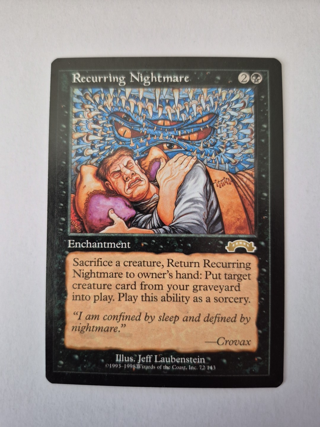 1x Magic The Gathering Exodus Recurring Nightmare #72/143 MTG NM x1