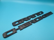 Oem 2017 - 2022 Jeep Grand Cherokee Emblem Front Door Black Badge Nameplate Oem 2017 - 2022 Jeep Grand Cherokee Emblem Front Door Black Badge Nameplate