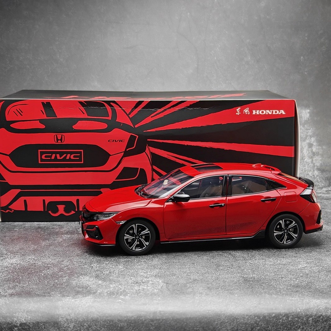 1/18 Scale Honda CIVIC Hatchback 220 Red Diecast Car Model Toy