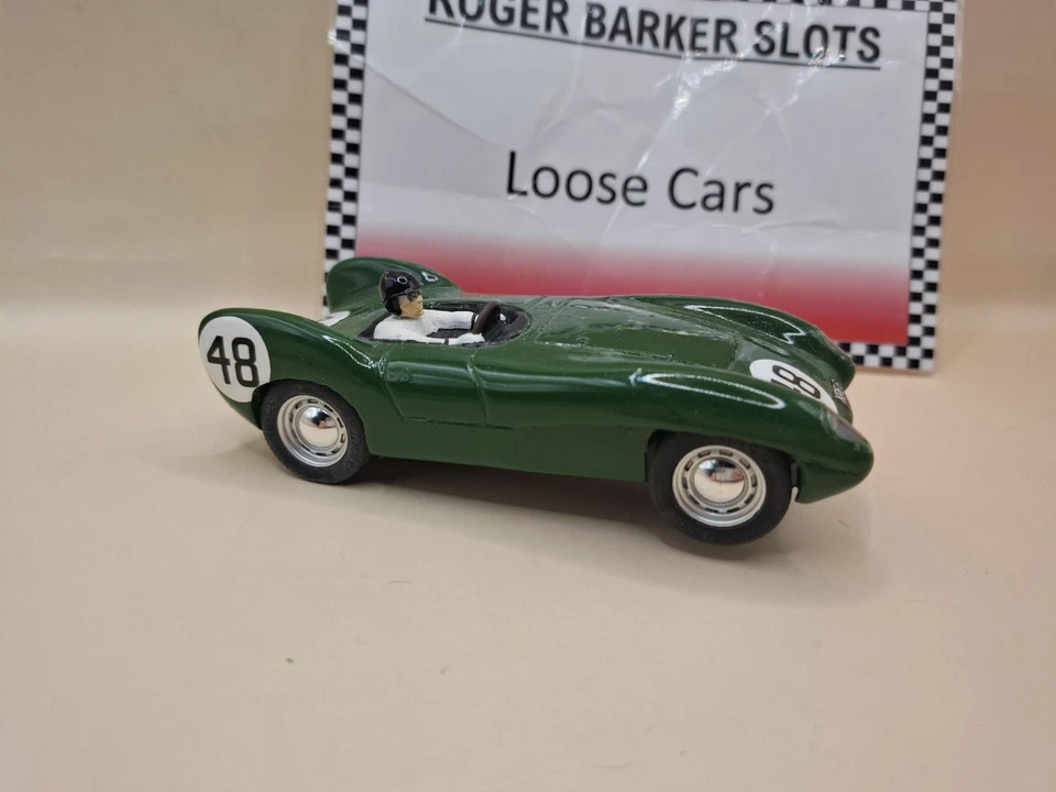 Slot Car Scalextric Lotus Mark IX Green Scratch Built Body Chassis 1:32 Racing - Image 2 of 4
