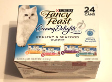 Purina Fancy Feast Creamy Delights Poultry Seafood Collection Gourmet Cat Food