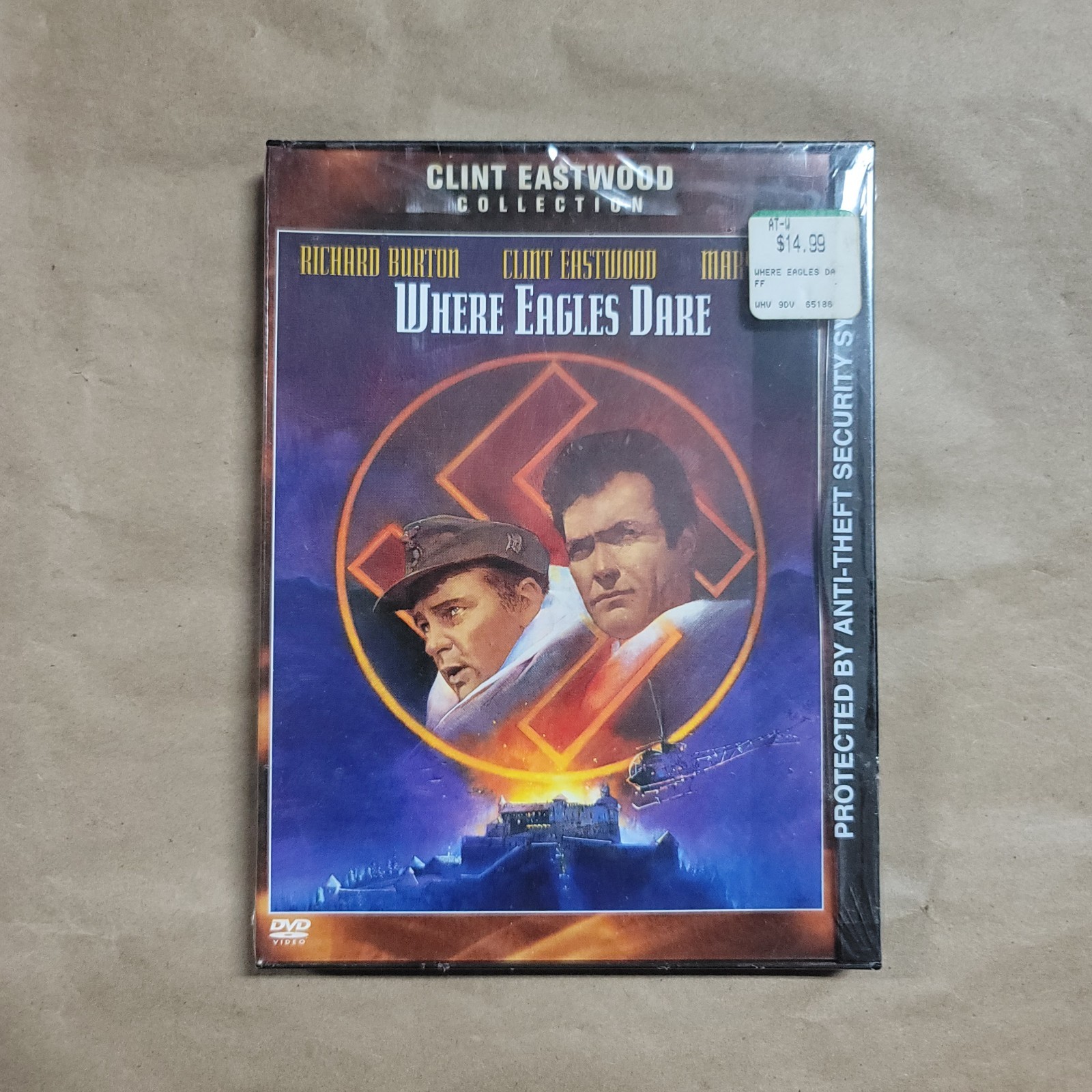 Where Eagles Dare 1968 DVD - WWII Action Thriller Starring Clint Eastwood