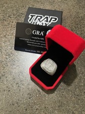 Iced Real Sterling 925 Silver Moissanite Rings